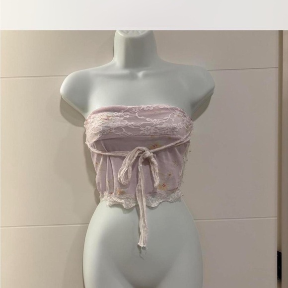 Pink Lace Halter Top - Picture 3 of 6